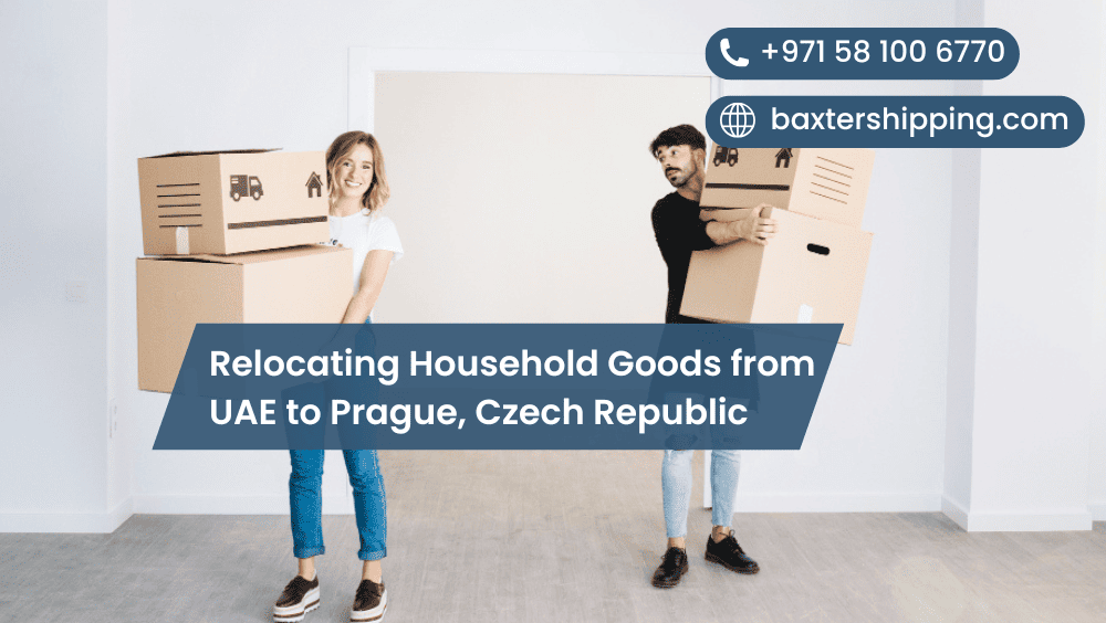 Relocating Household Goods from UAE to Prague, Czech Republic