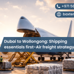 Dubai to Wollongong: Shipping essentials first-Air freight strategy
