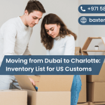 Moving from Dubai to Charlotte: Inventory List for US Customs