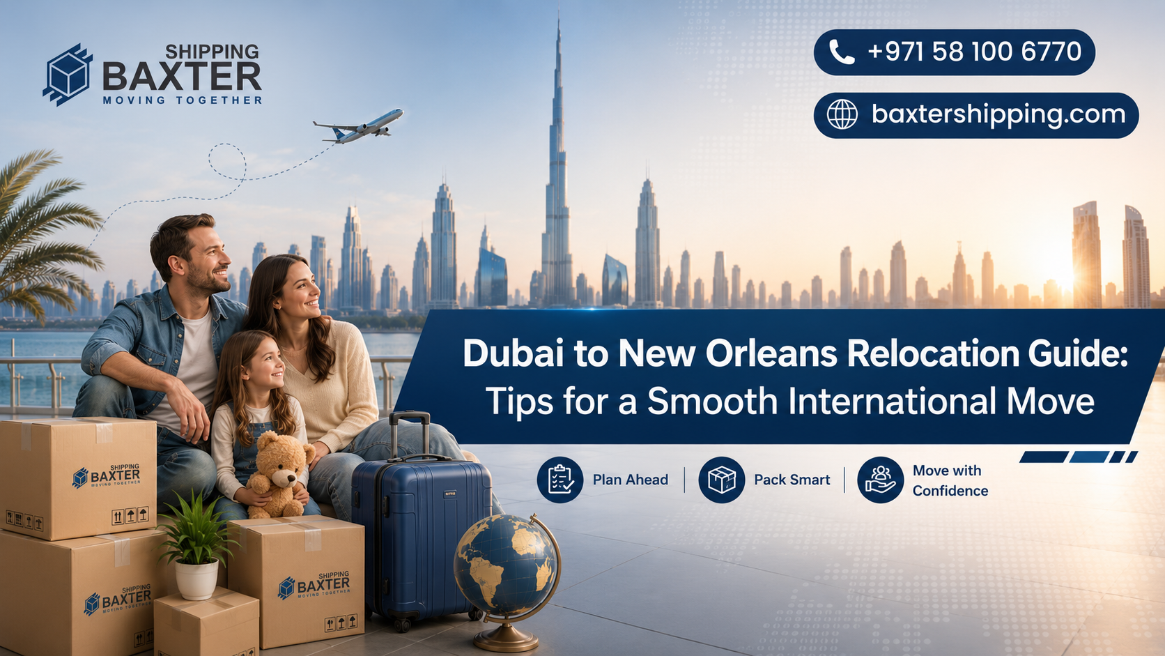 Dubai to New Orleans Relocation Guide: Tips for a Smooth International Move