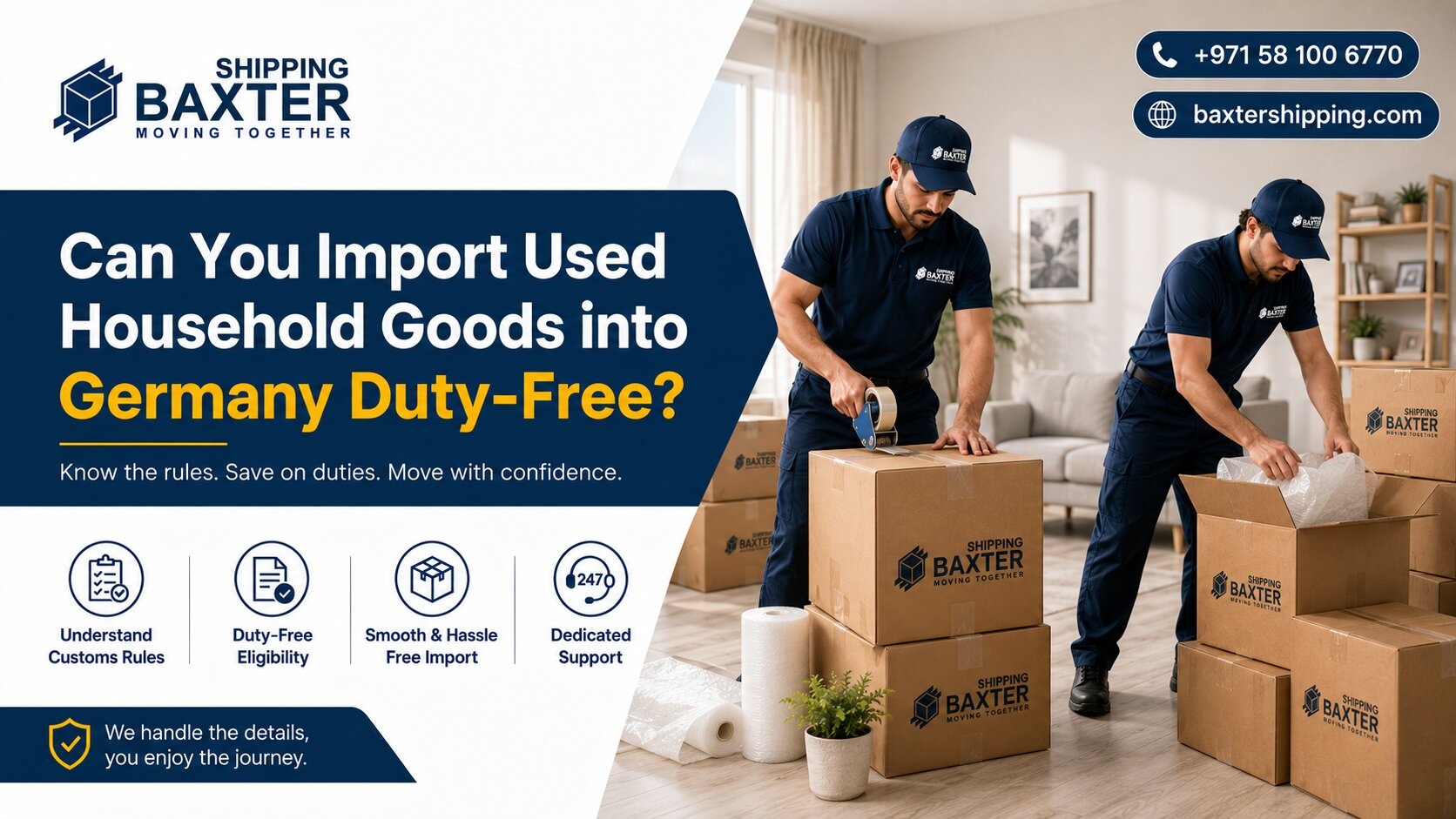 Can You Import Used Household Goods into Germany Duty-Free?