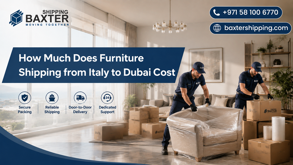 How Much Does Furniture Shipping from Italy to Dubai Cost