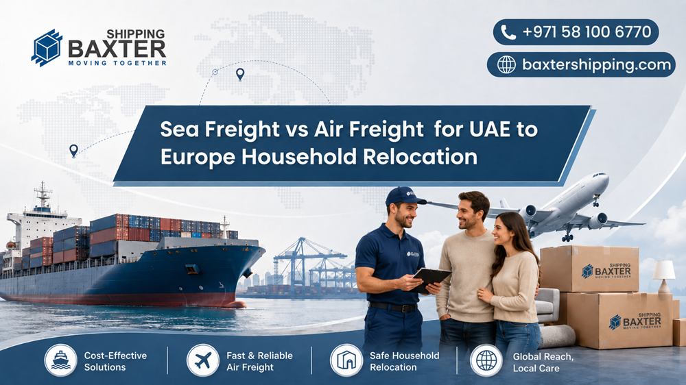 Sea Freight vs Air Freight for UAE to Europe Household Relocation