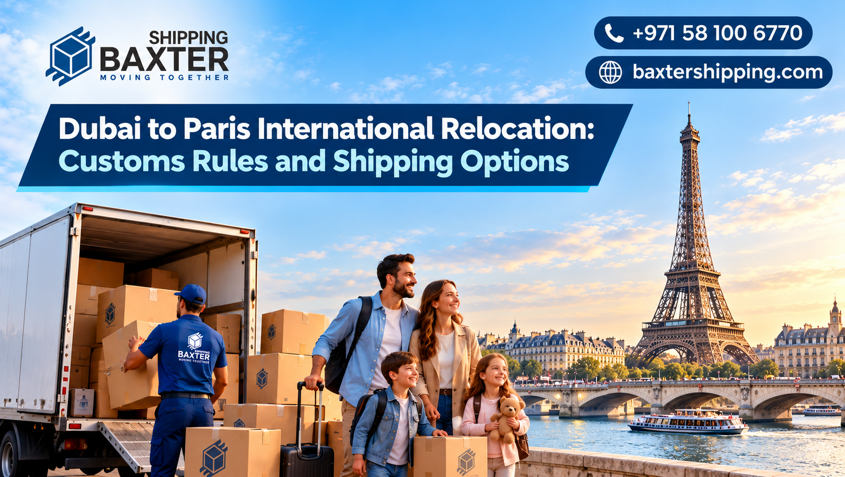 Dubai to Paris International Relocation